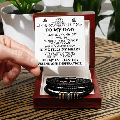To My Dad, Thank You Bracelet