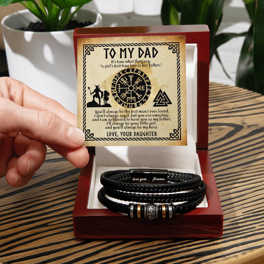 To My Dad, Always Be My Hero: Bracelet