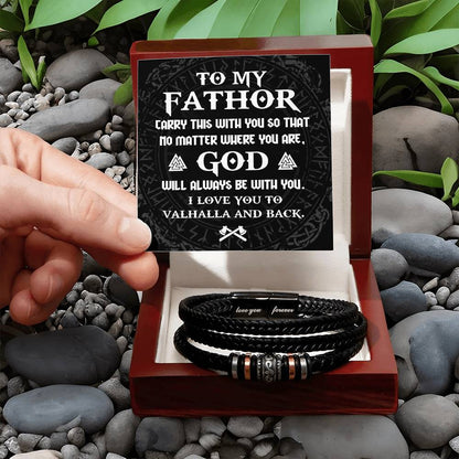 Dad-Be With You-Bracelet Men's "Love You Forever" Bracelet