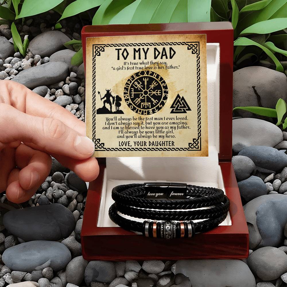 To My Dad, Always Be My Hero: Bracelet