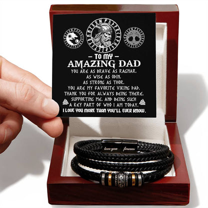 To My Amazing Dad Bracelet