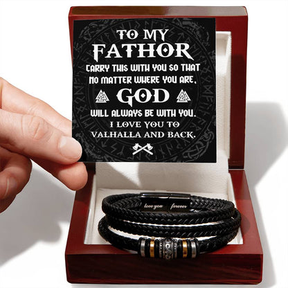Dad-Be With You-Bracelet Men's "Love You Forever" Bracelet
