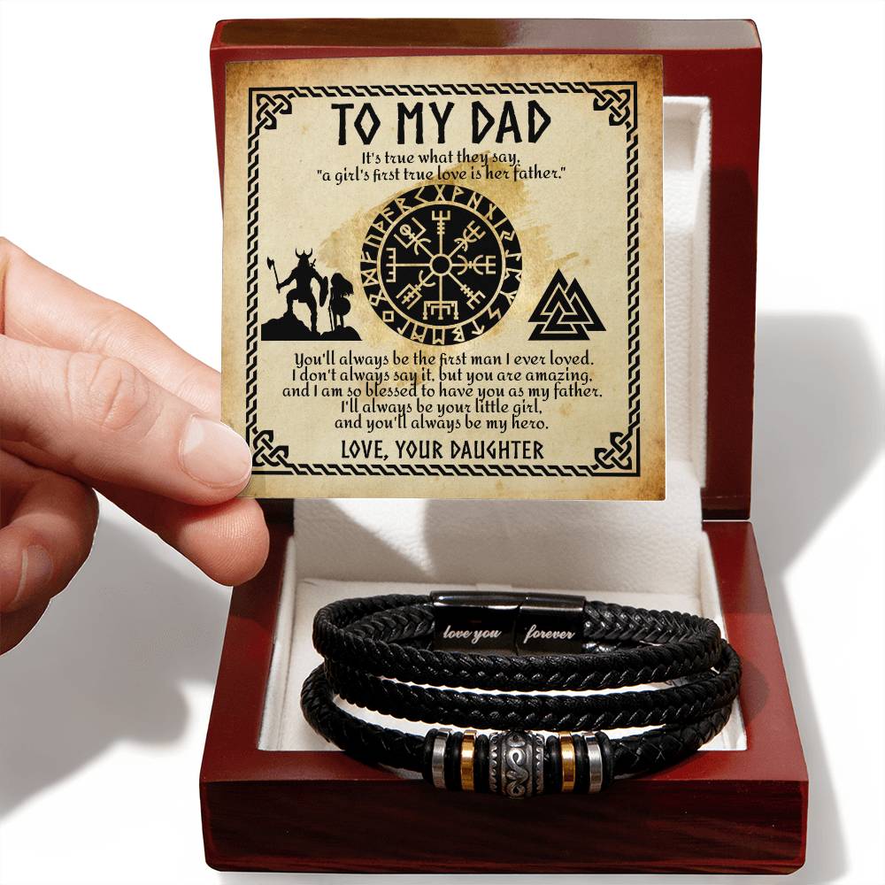 To My Dad, Always Be My Hero: Bracelet