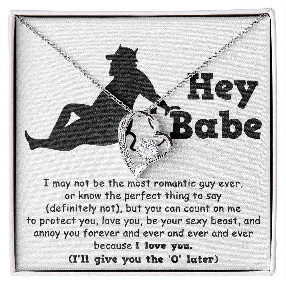 Hey Babe Forever Love Necklace