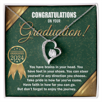 Congratulations on your Graduation Forever Love Necklace