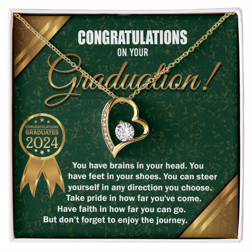 Congratulations on your Graduation Forever Love Necklace