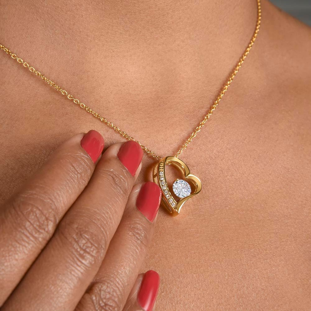 Happy Anniversary, I Love you | Love Heart Necklace