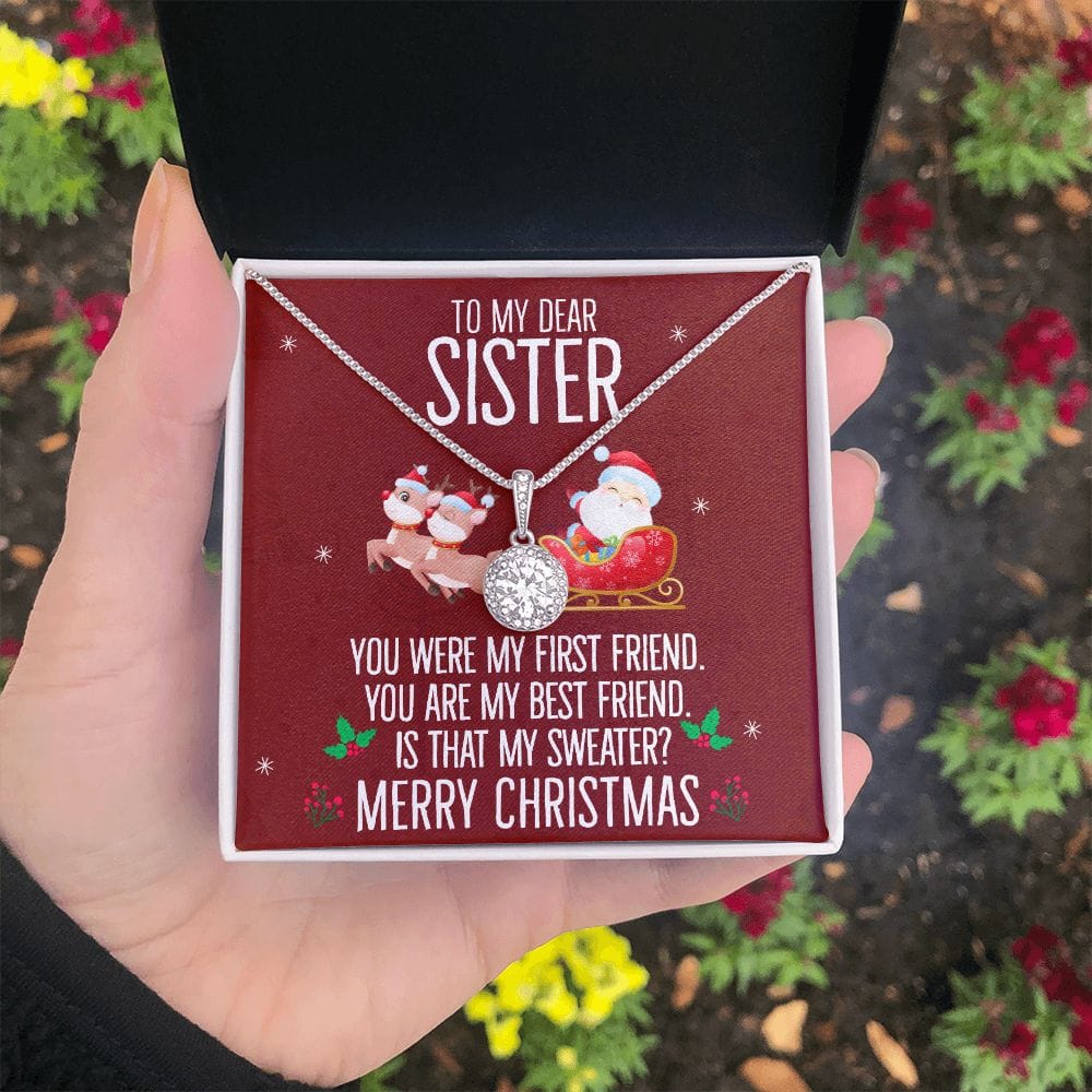 To My Dear Sister Merry Christmas | Eternal Hope Necklace