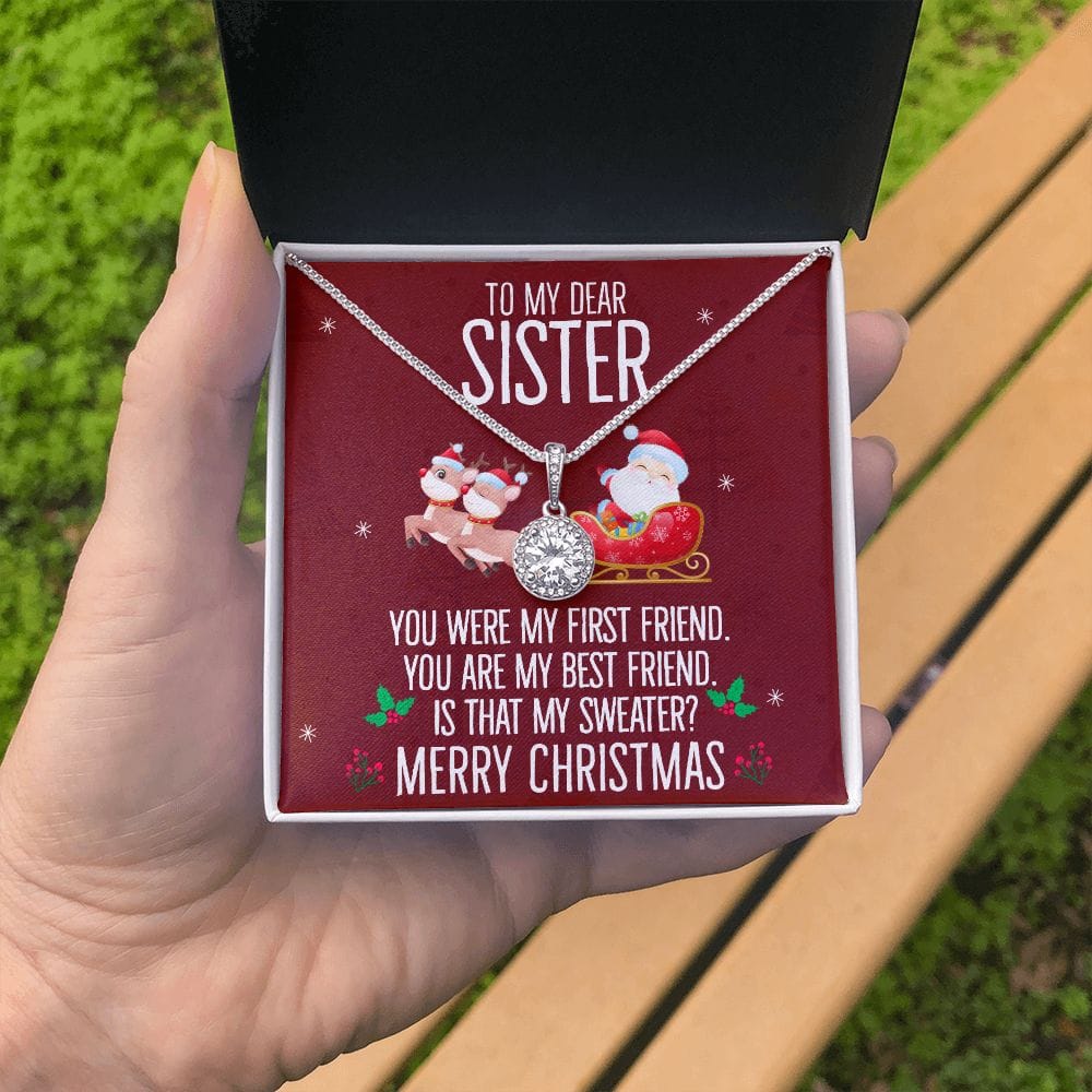To My Dear Sister Merry Christmas | Eternal Hope Necklace