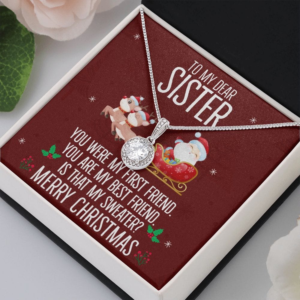 To My Dear Sister Merry Christmas | Eternal Hope Necklace