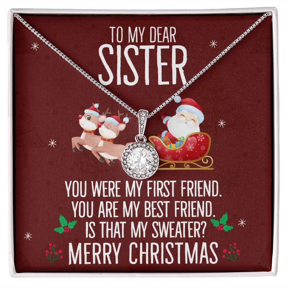 To My Dear Sister Merry Christmas | Eternal Hope Necklace