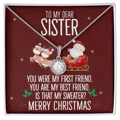 To My Dear Sister Merry Christmas | Eternal Hope Necklace