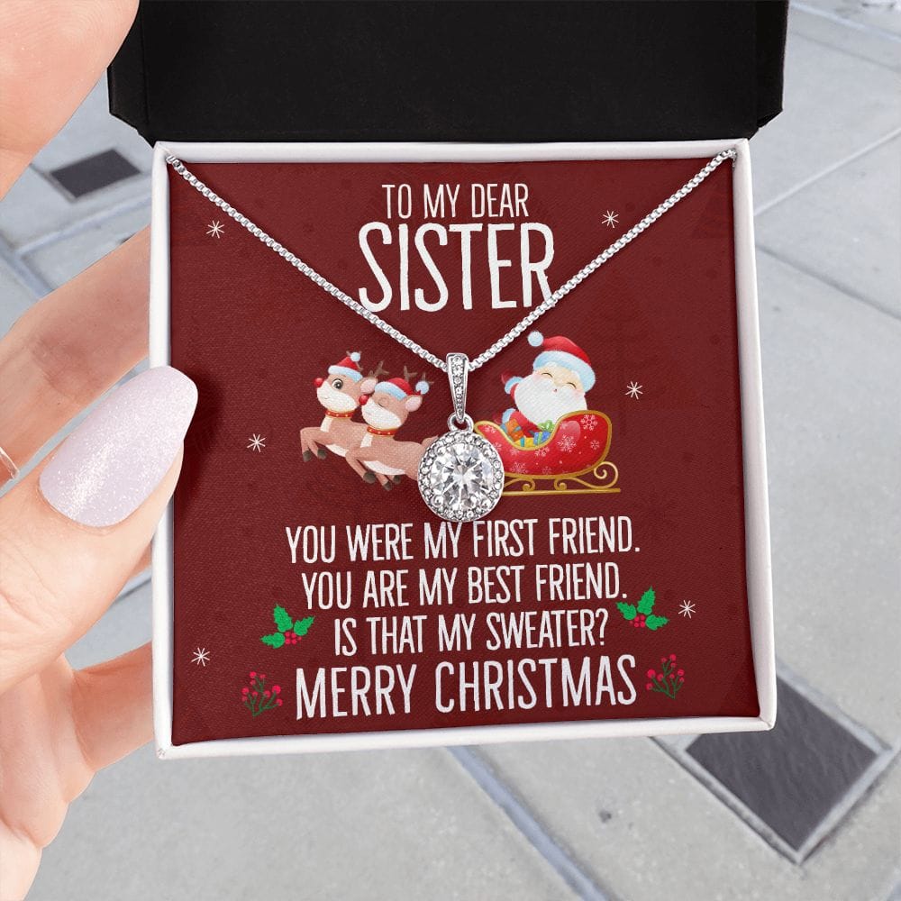 To My Dear Sister Merry Christmas | Eternal Hope Necklace