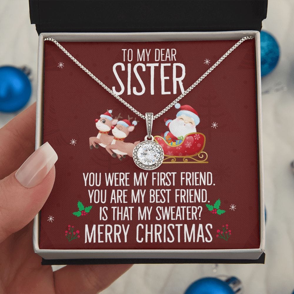 To My Dear Sister Merry Christmas | Eternal Hope Necklace