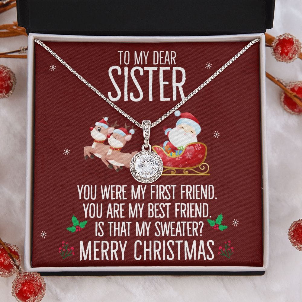 To My Dear Sister Merry Christmas | Eternal Hope Necklace