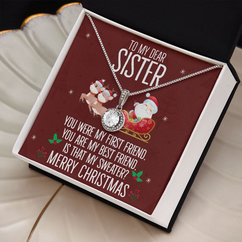 To My Dear Sister Merry Christmas | Eternal Hope Necklace