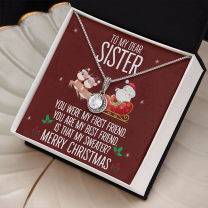 To My Dear Sister Merry Christmas | Eternal Hope Necklace