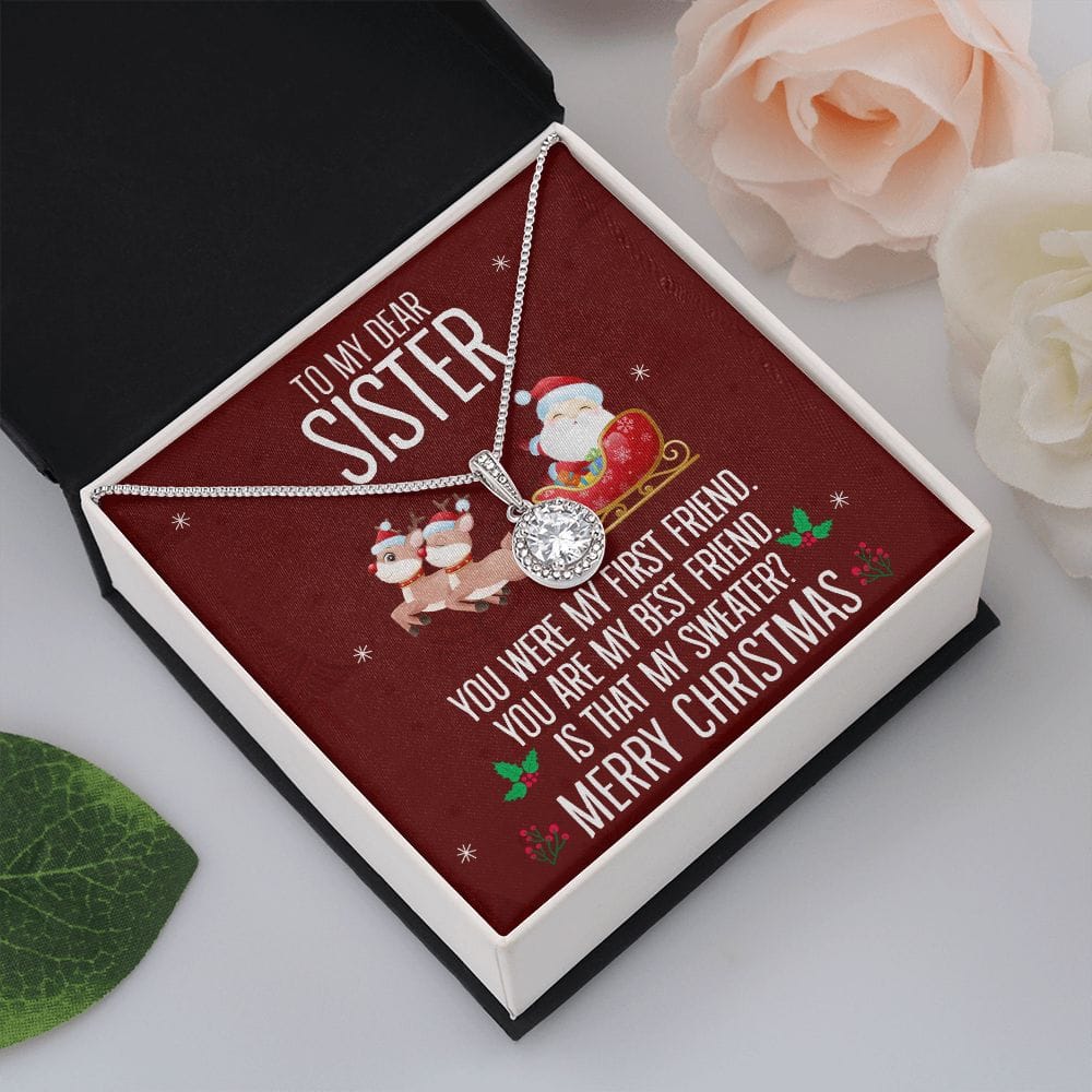 To My Dear Sister Merry Christmas | Eternal Hope Necklace