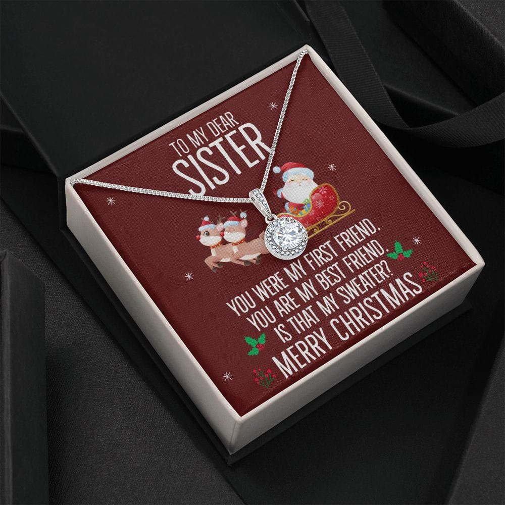 To My Dear Sister Merry Christmas | Eternal Hope Necklace