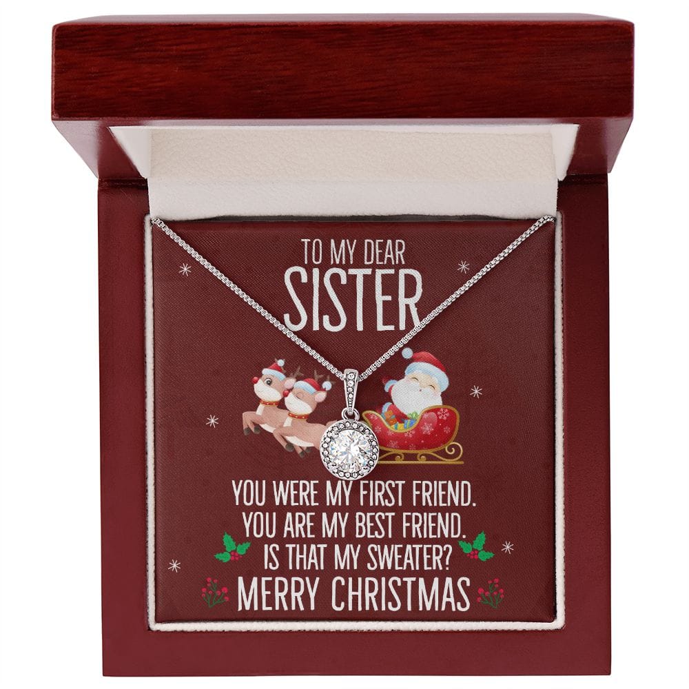 To My Dear Sister Merry Christmas | Eternal Hope Necklace