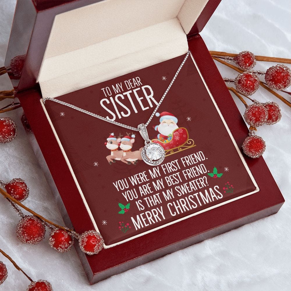 To My Dear Sister Merry Christmas | Eternal Hope Necklace