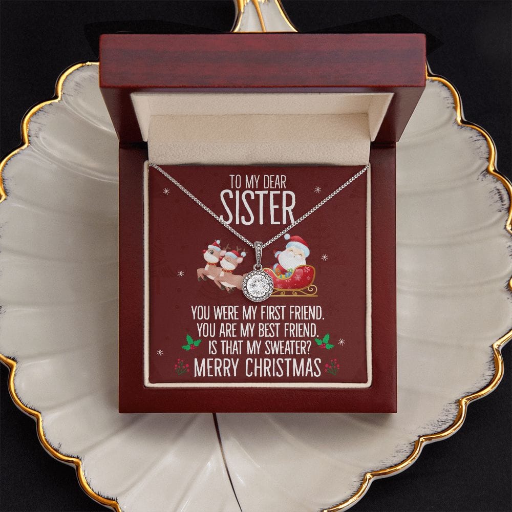 To My Dear Sister Merry Christmas | Eternal Hope Necklace