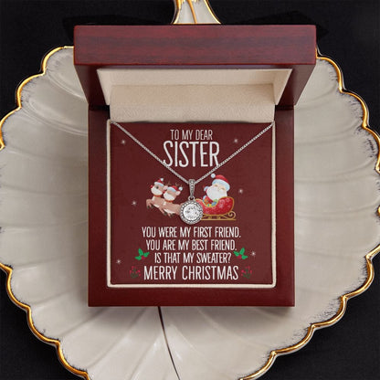 To My Dear Sister Merry Christmas | Eternal Hope Necklace