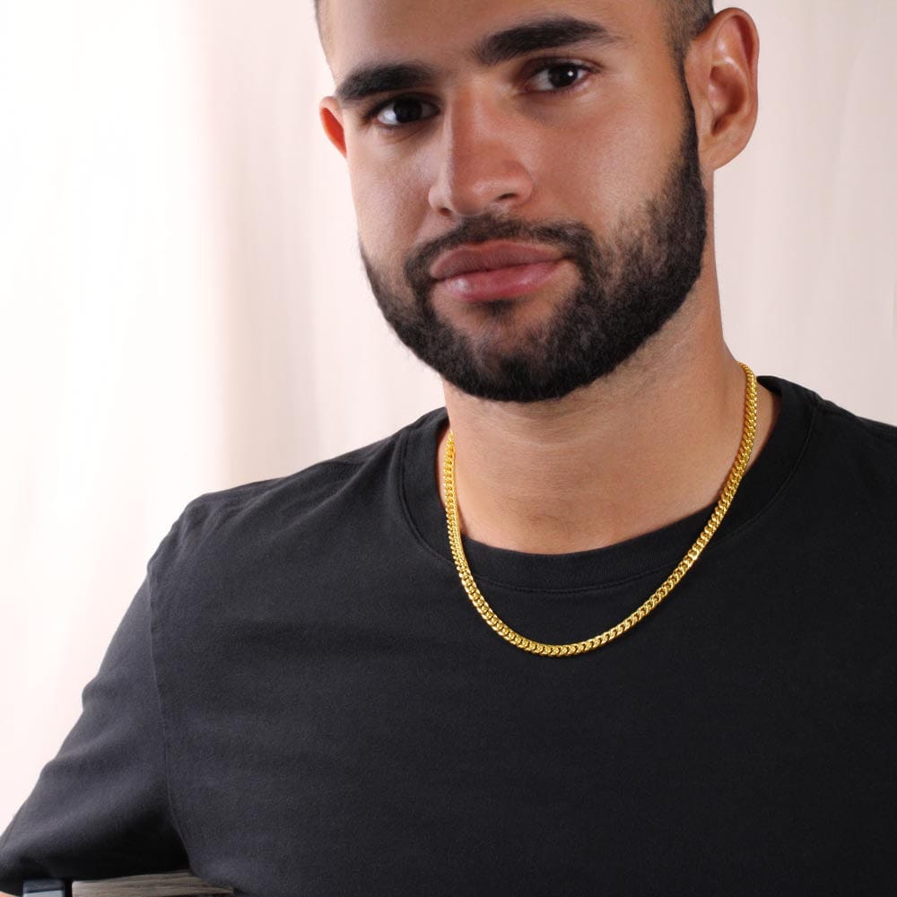 To my Son I Believe in you | Cuban Link Chain