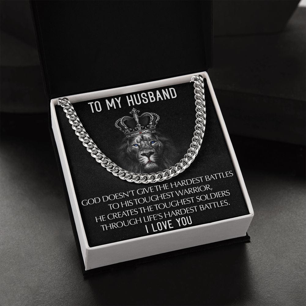 To My Husband I Love you | Cuban Link Chain