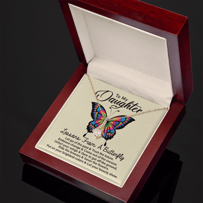To my Daughter Necklace, A lessons from a butterfly