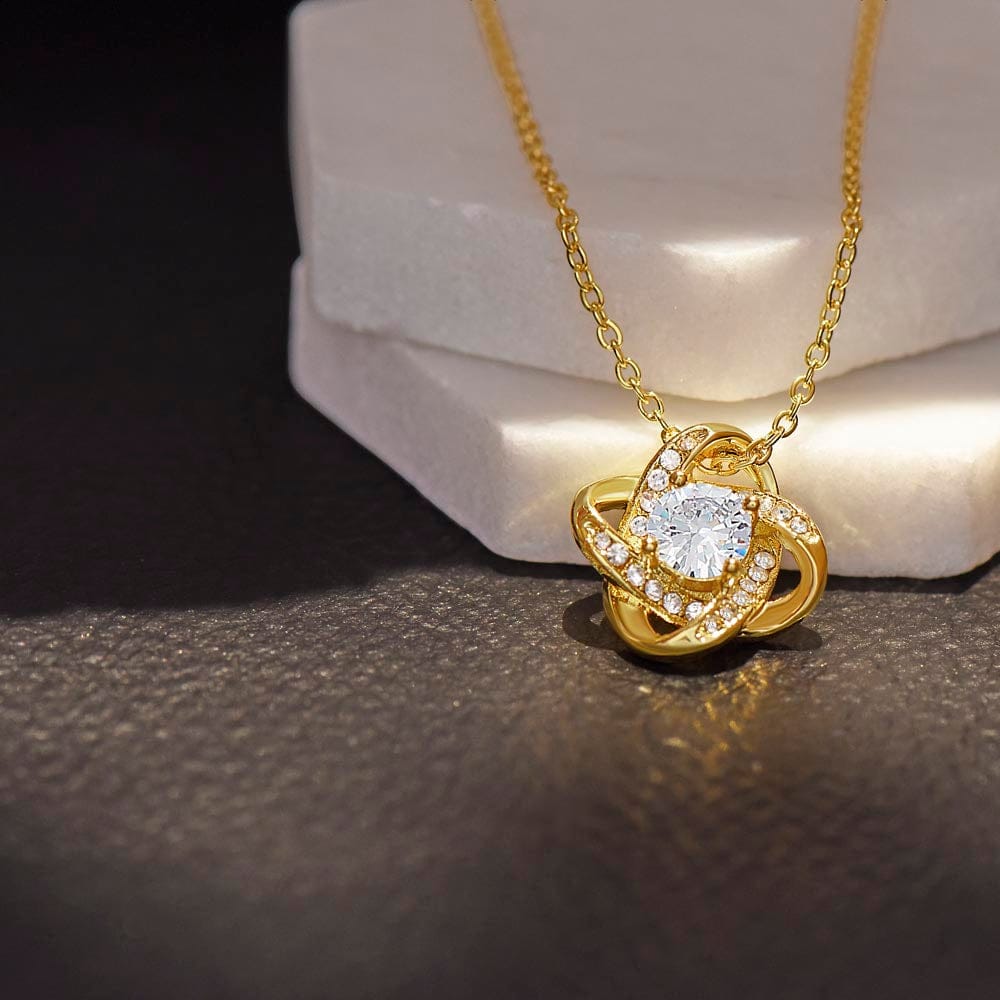 To my Dear Nurse Sister | Love Knot Necklace