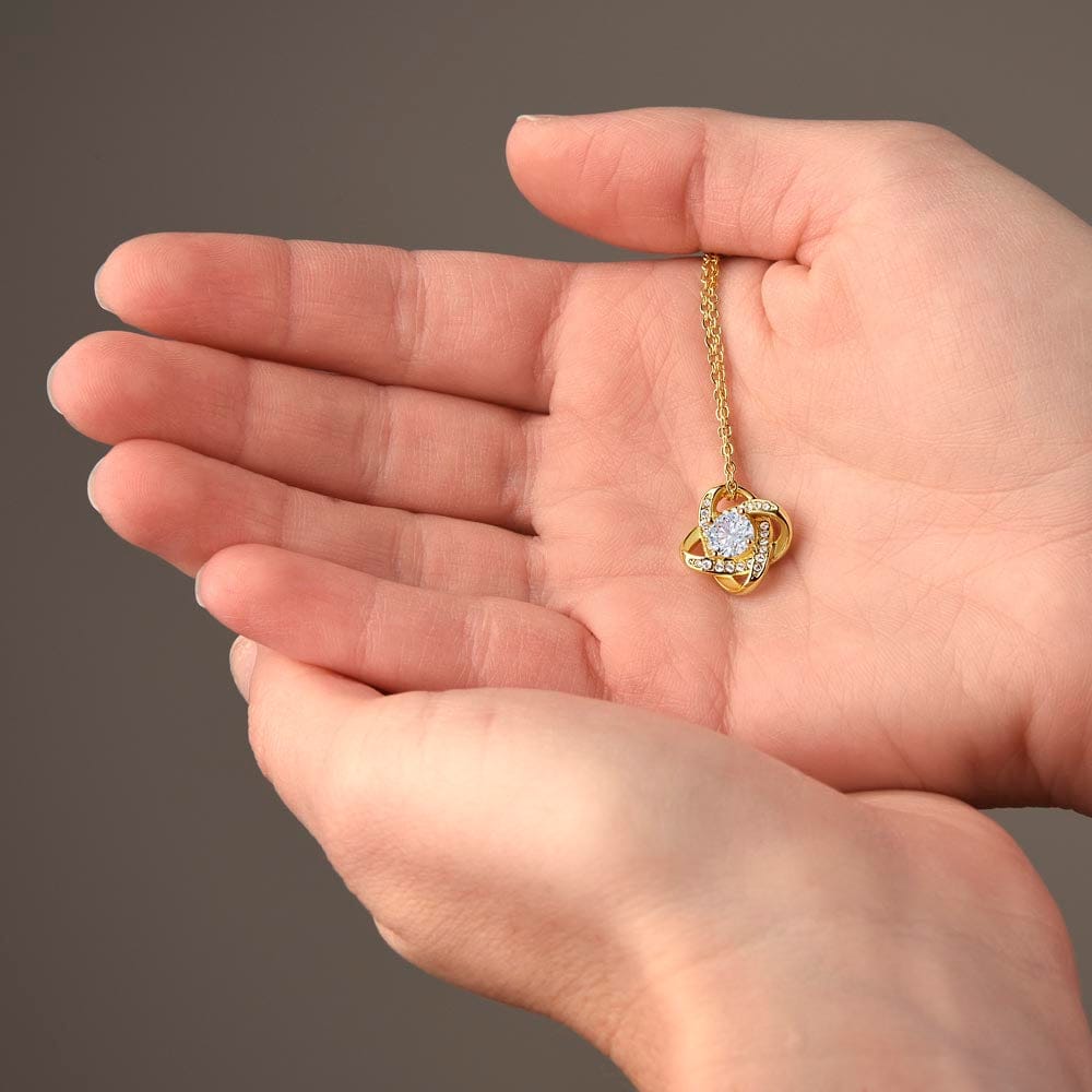 To my Dear Nurse Sister | Love Knot Necklace