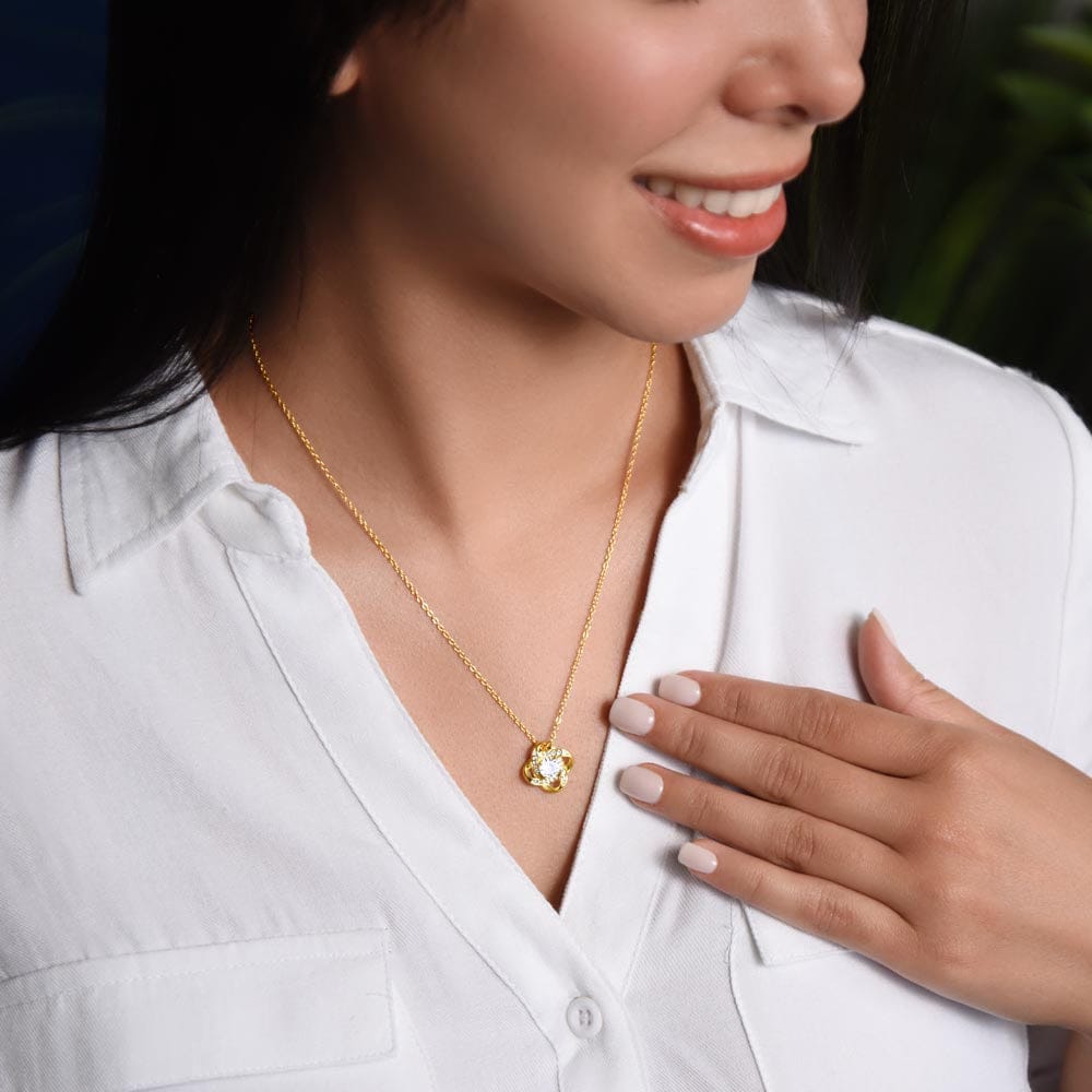 To my Dear Nurse Sister | Love Knot Necklace