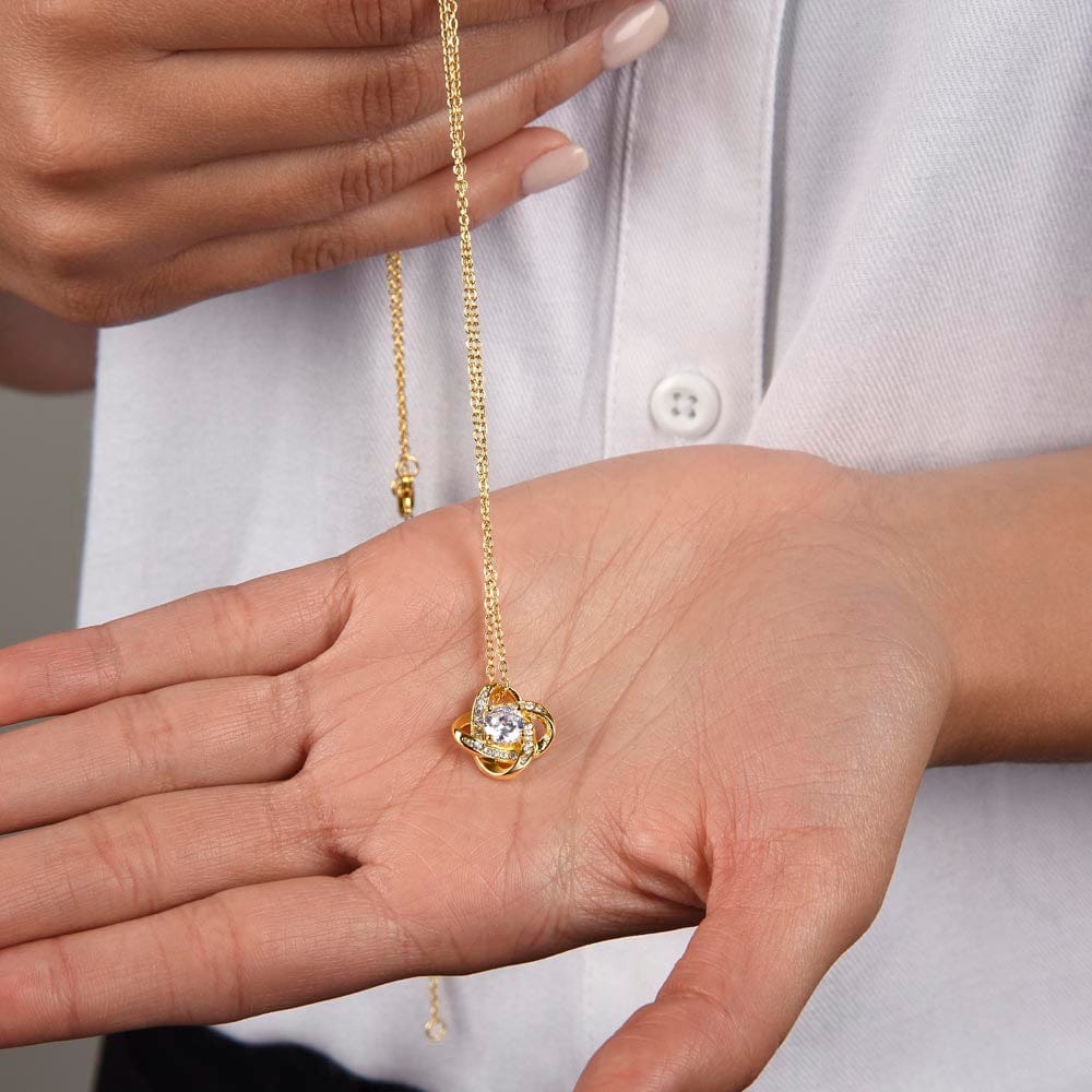 To my Dear Nurse Sister | Love Knot Necklace
