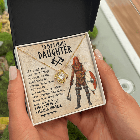 To my Viking Daughter Necklace