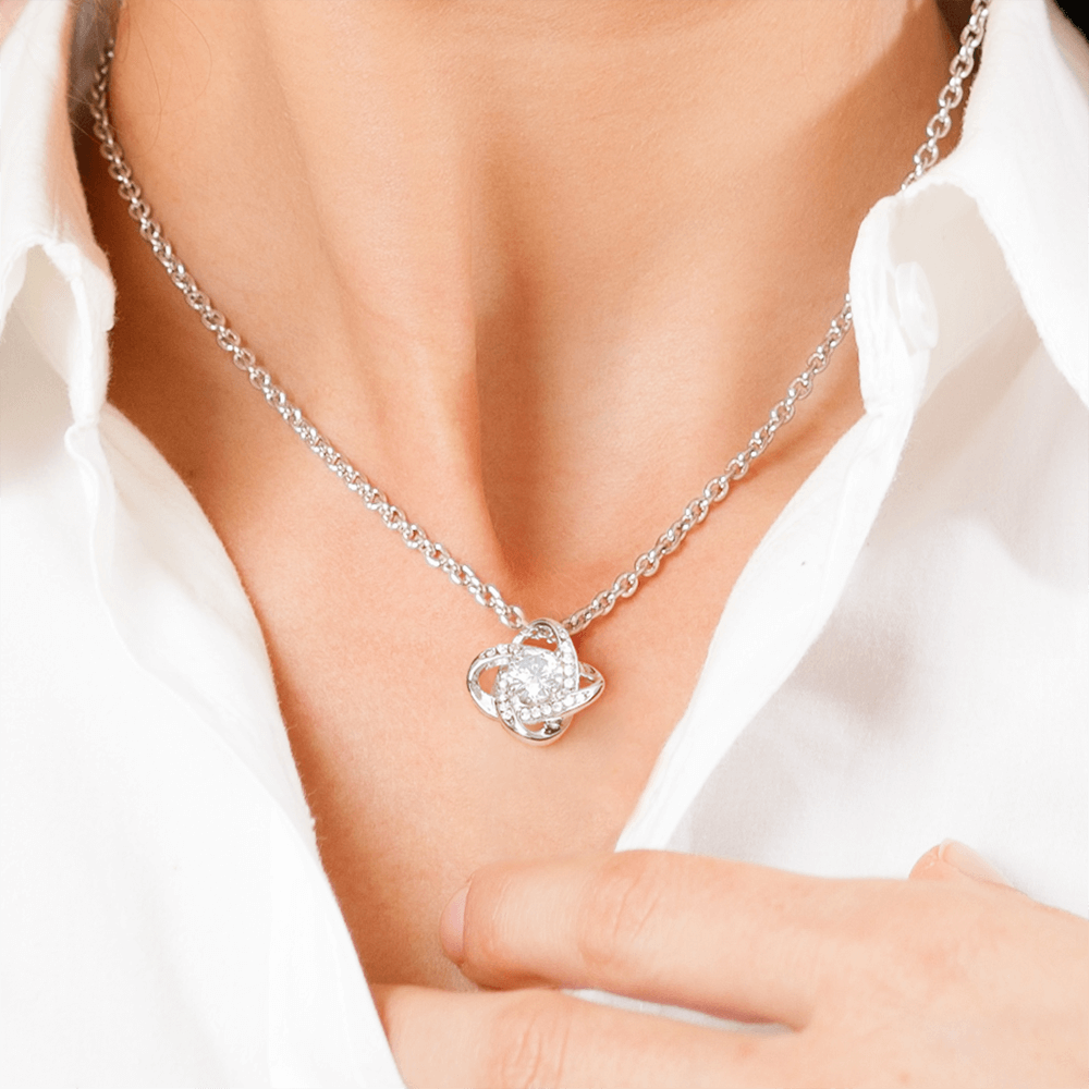 I'm Sorry for breaking your heart ❤️ | Love Knot Necklace