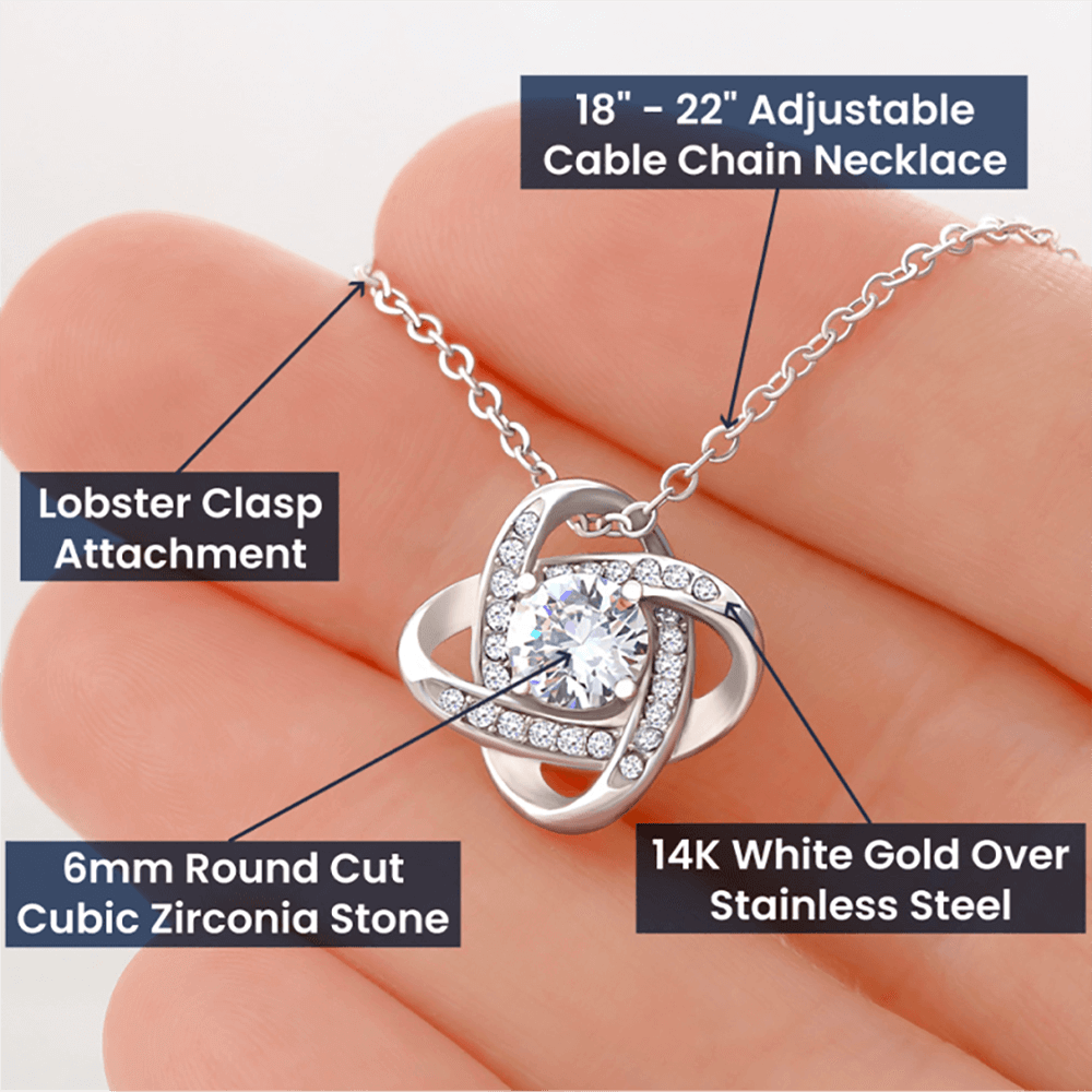 I'm Sorry for breaking your heart ❤️ | Love Knot Necklace